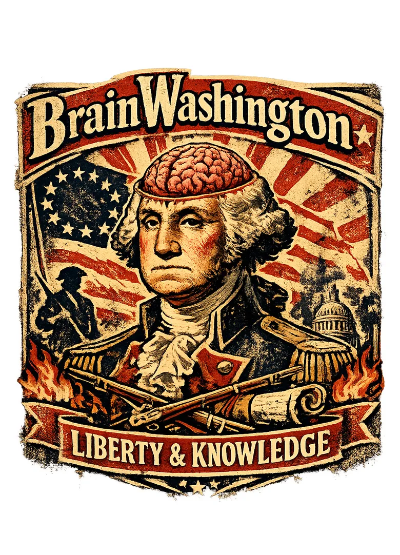 Полная иллюстрация принта BrainWashingTone